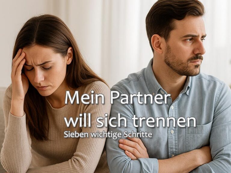Mein Partner will sich trennen: Sieben wichtige Schritte