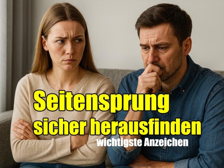Seitensprung sicher herausfinden – wichtigste Anzeichen